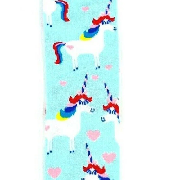 Disney Parks Exclusive Rainbow Unicorn Inside Out  Unisex Socks  NEW - Picture 2 of 2